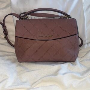 MICHAEL KORS Quilted Mauve Crossbody Bag